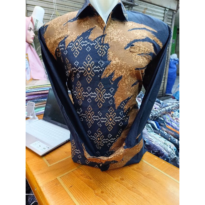 seragam batik pria lengan panjang