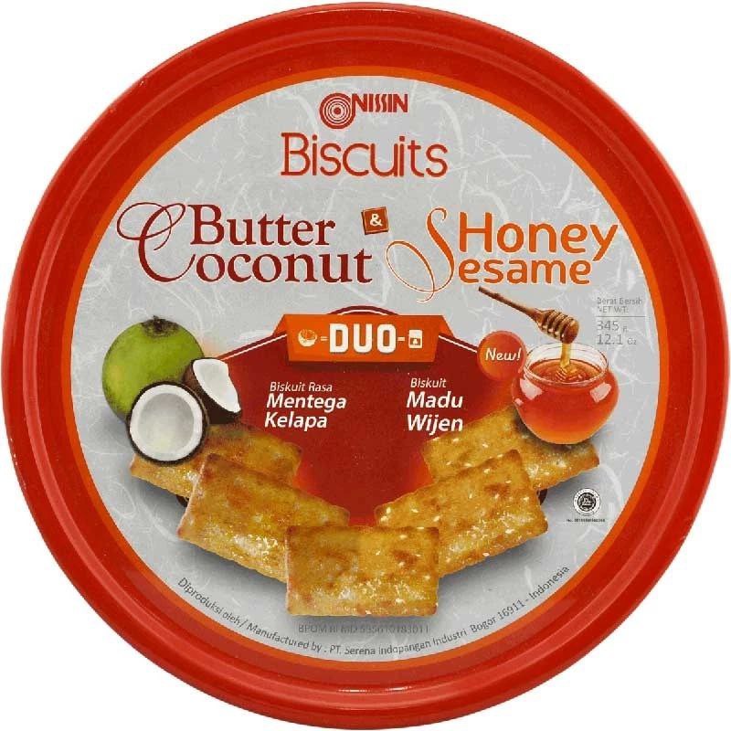 

Nissin Biscuit Butter Coconut & Honey Sesame 345 Gram