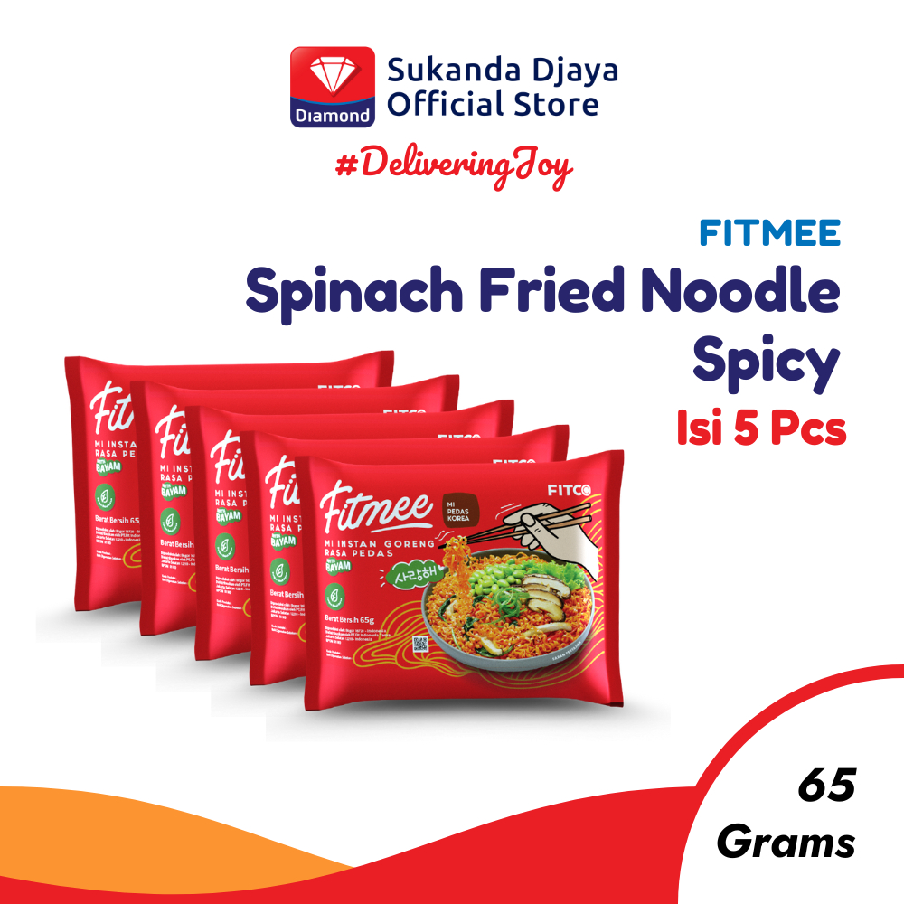 

Fitmee Mie Instan Bayam Goreng Pedas Isi 5