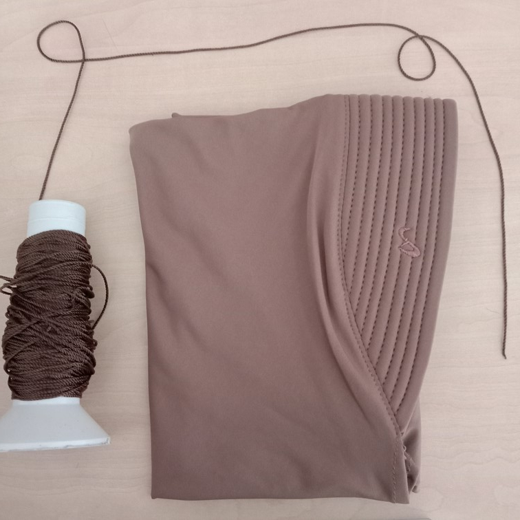 Hijab Bergo Hamidah Ukuran M Warna mocca