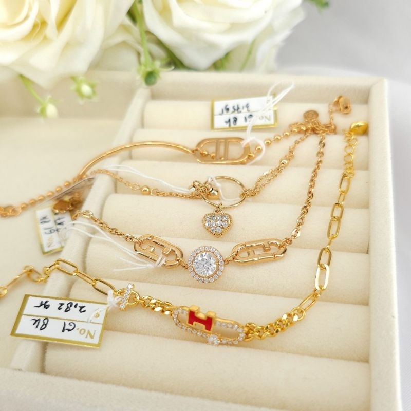 Gelang Rantai Wanita Emas 8 Karat