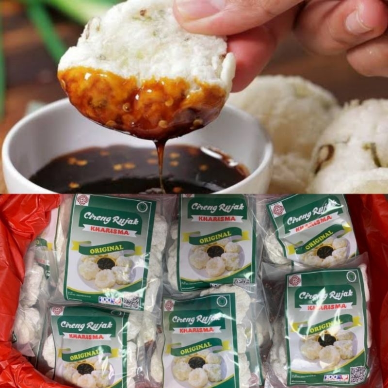 

Rujak Cireng isi 20 +sambal rujak frozen/ Kharisma cireng rujak frozen beku gorengan frozen food bogor enak murah