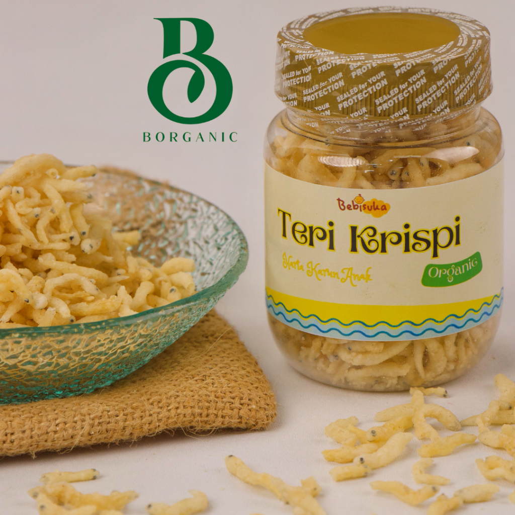 

Bebisuka - Teri Krispi Organic - Teri Krispi Gluten Free Non MSG dan Non Pengawet - Teri Krispi Tinggi Kalsium - Snack Mpasi