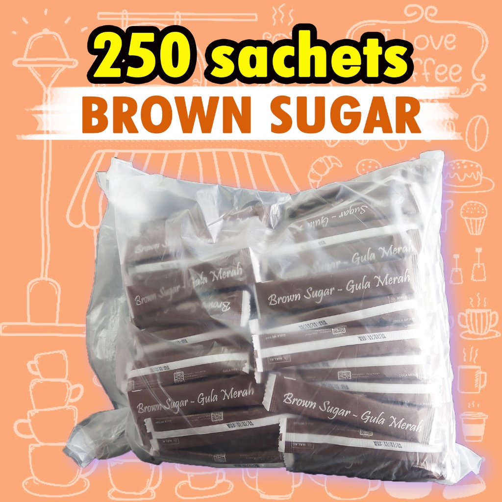 

BROWN SUGAR STICK GULA MERAH GULA AREN SACHET 250 PCS MURAH UNTUK CAFE RESTO HOTEL