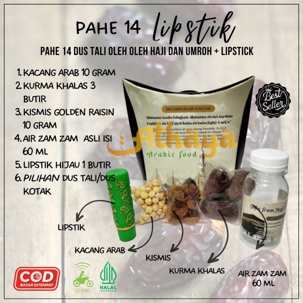 

PAKET OLEH OLEH HAJI PLUS LIPSTIK ARAB