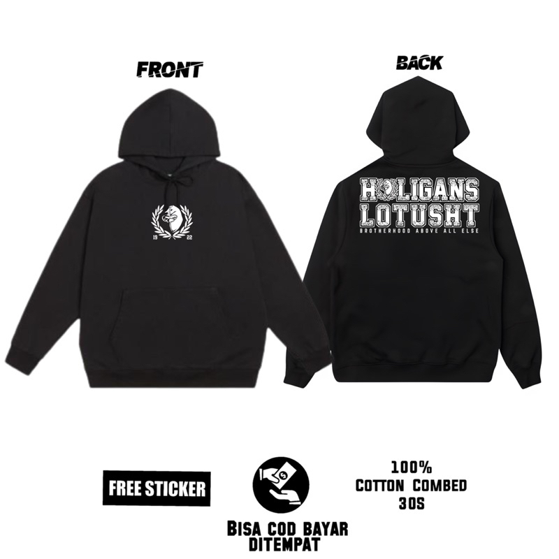 Hoodie PSHT HOLIGANS LOTUSHT 1922