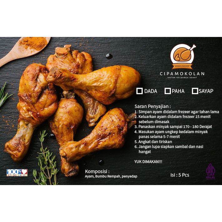 

Ayam Ungkep Cipamokolan || 1 Box isi 5 || Sehat dan Praktis