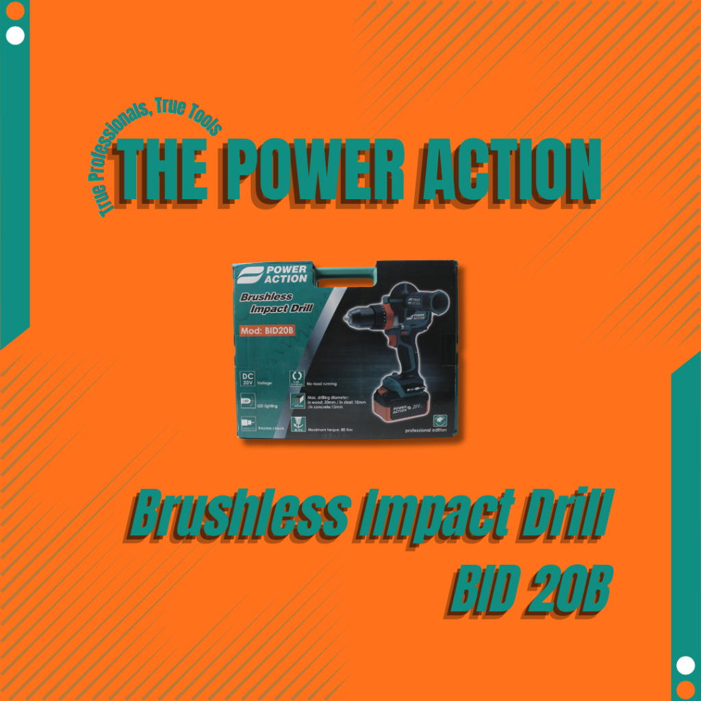 BRUSHLESS IMPACT DRILL BID 20B
