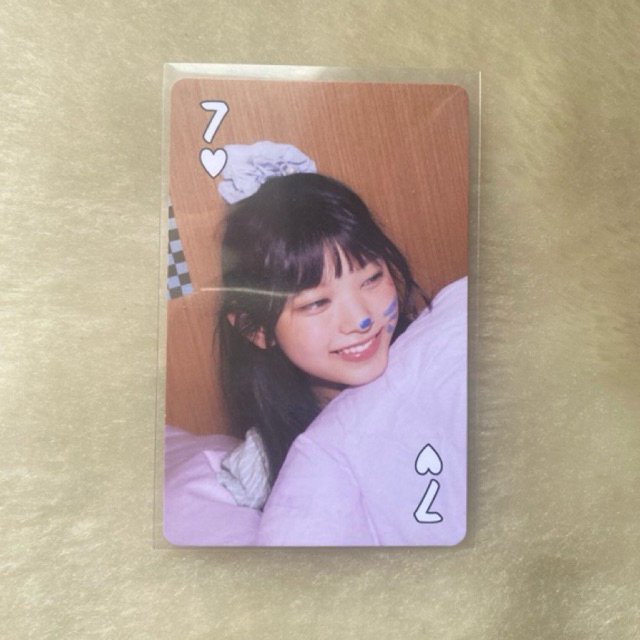 new jeans haerin cemong sg23 pc photocard