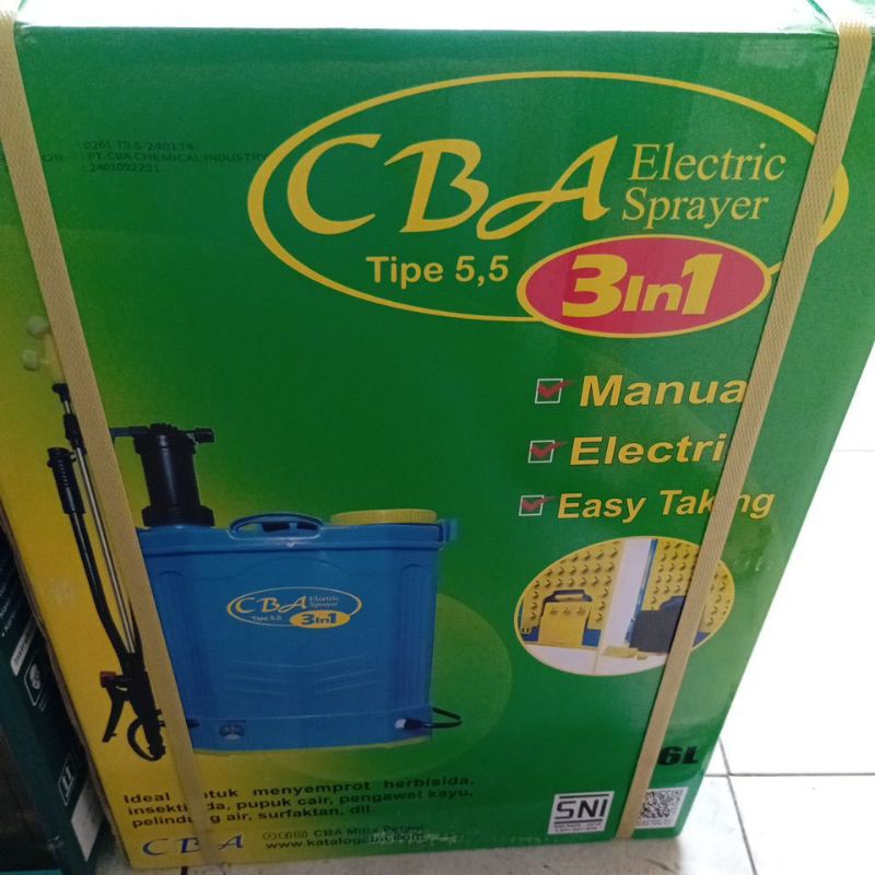 sprayer elektrik manual CBA .tipe 5.5 3in1