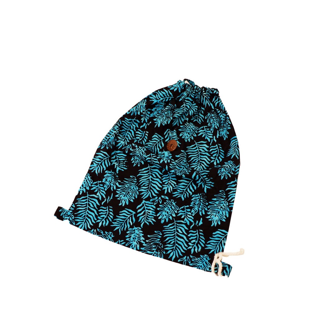 Tas Kain Batik - Batik Pattern Drawstring Bag