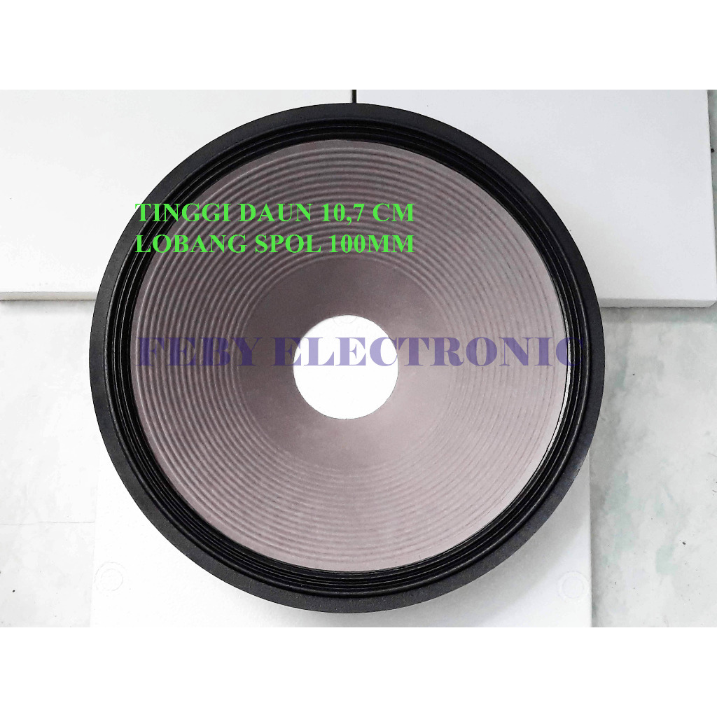 DAUN SPEAKER 18 INCH JBL LOBANG 100MM DAUN 18" IN