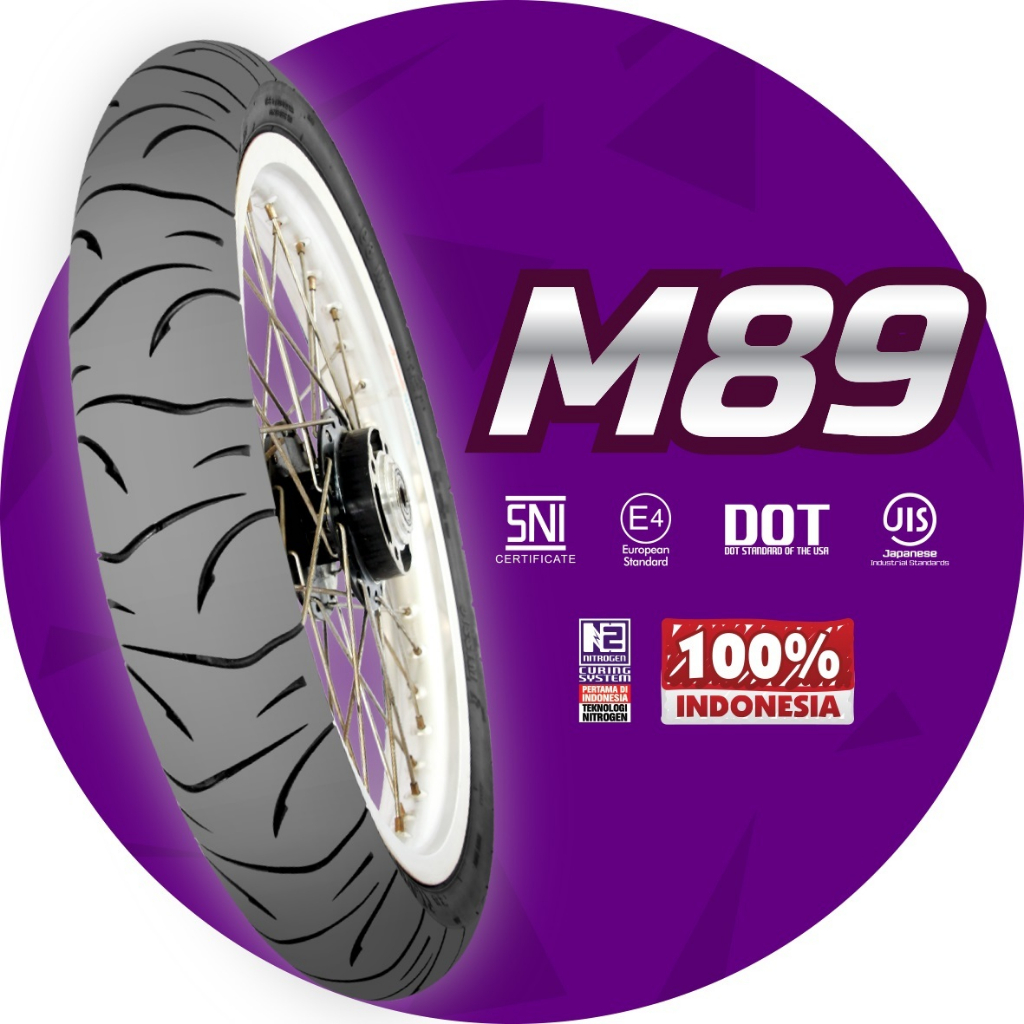 Ban Tubeless MIZZLE M89 100/80 ring 14 Ban Motor Tubles Matic