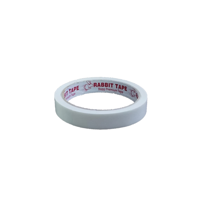 

Double Tape Kertas RABBIT TAPE 1/2 inch x 12yard / 12mm x 12yard full