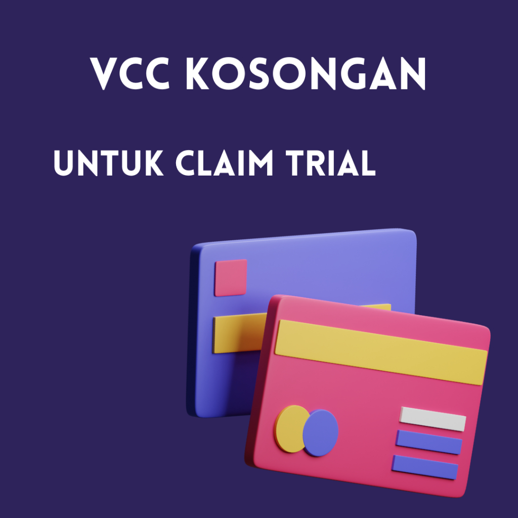 VCC TRIAL | Virtual Card Kosongan| Support Semua Trial | VCN Versaldo