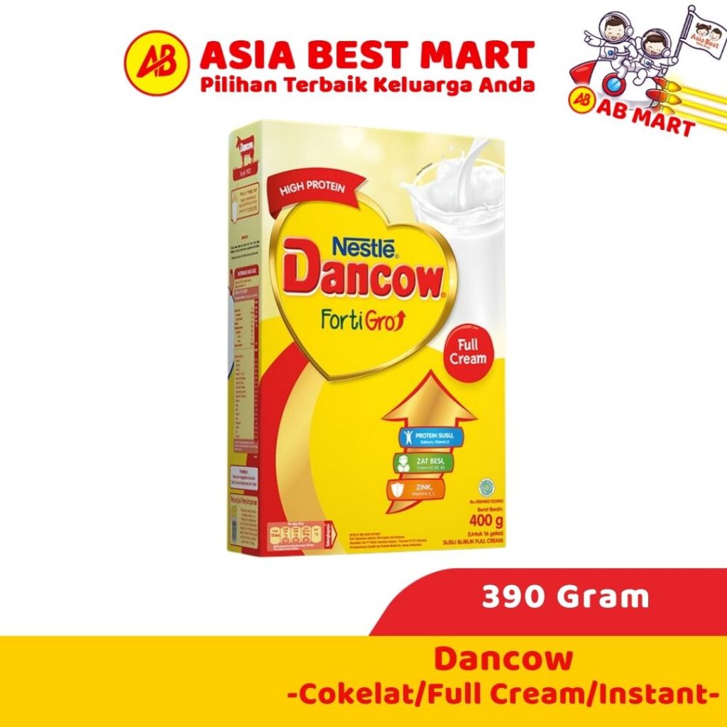 

Dancow 390gr Full Cream/Instant/Cokelat Susu Bubuk Formula Pertumbuhan Anak