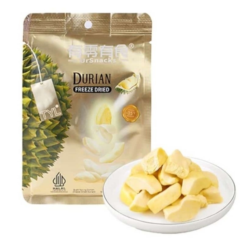

URSNACKS DURIAN - Freeze Dried Keripik sehat (satuan & grosir)