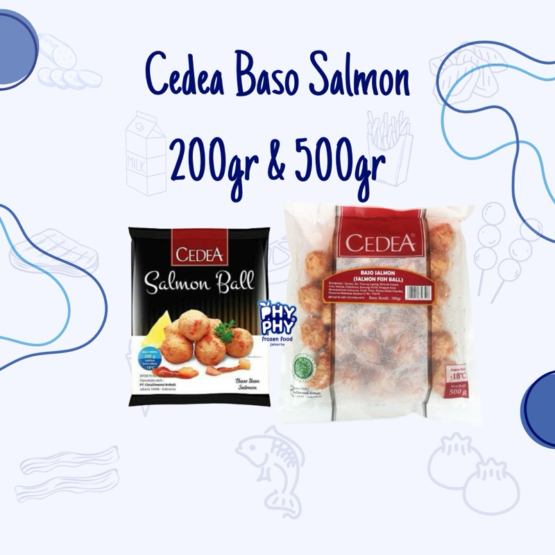 

Cedea Salmon Ball 200gr & 500gr / Cedea Baso Salmon