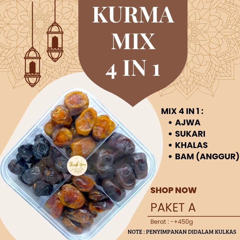

Kurma 4 IN 1 | Kurma 4 Macam Jenis Kurma