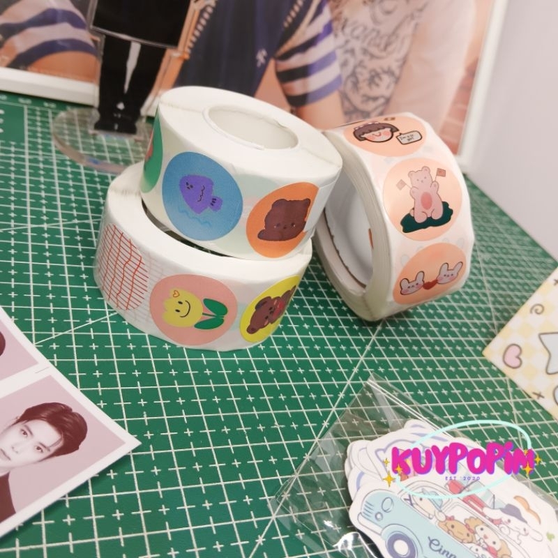 

[1 ROLL] STICKER THANK YOU CIRCLE LUCU / CUTE STIKER THANK YOU PART 3