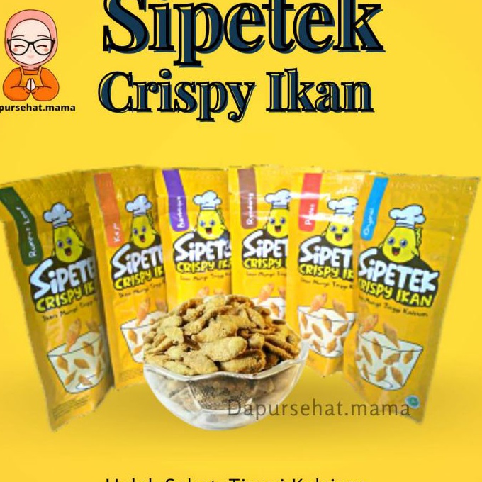 

KI3 Lauk Pauk dan Cemilan Sehat praktis Crispy ikan sipeteksipetek crispy ikan