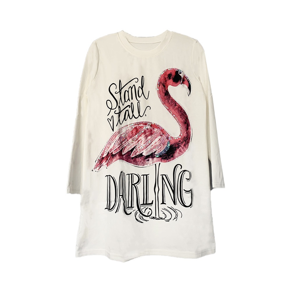 Tunik Polos Motif Flamingo Hijab Friendly Premium Quality