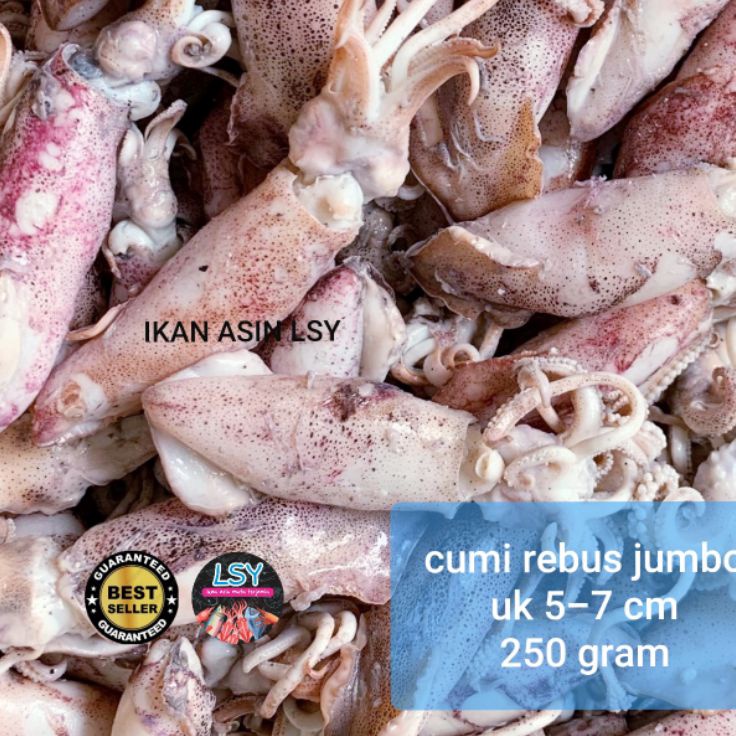 

KI3 ikan asin cumi rebus sotong rebus size jumbo 25gram