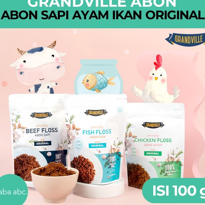 

Flash Sale Abon CIPUNG Abon GRANDVILLE Beef Floss Abon Sapi Chicken Floss Abon Ayam Ikan Original Spicy