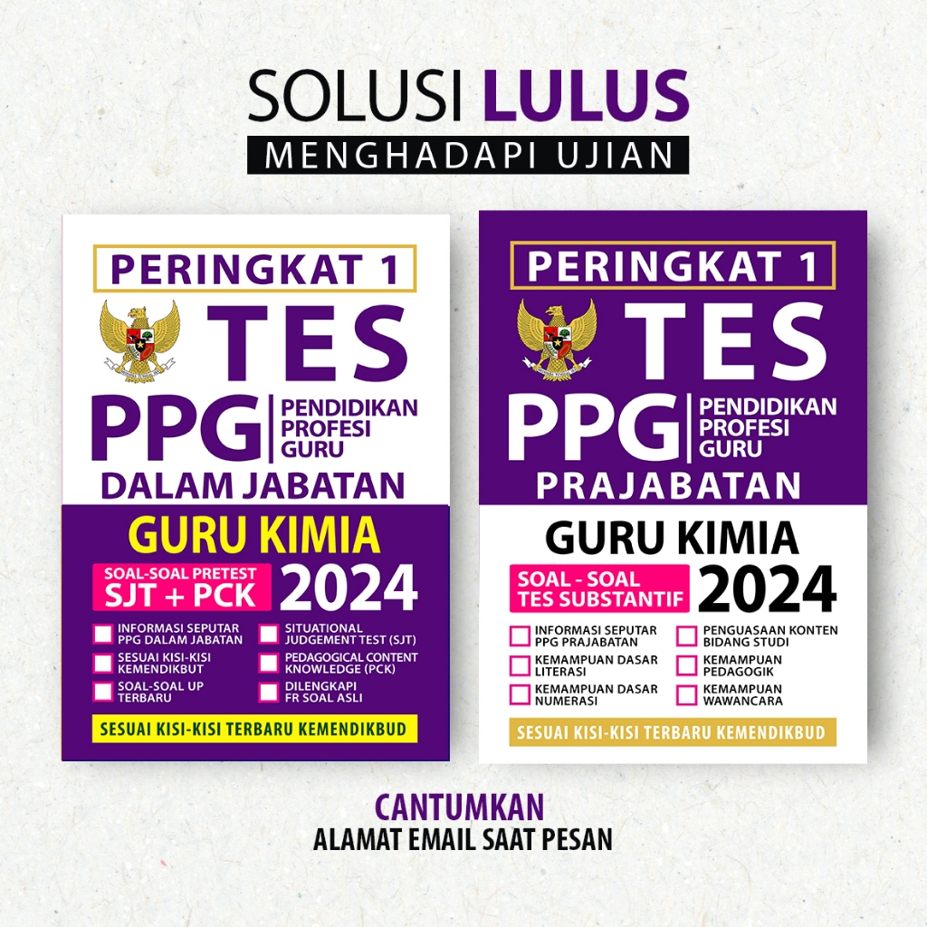 Peringkat 1 Seleksi PPG KIMIA 2024