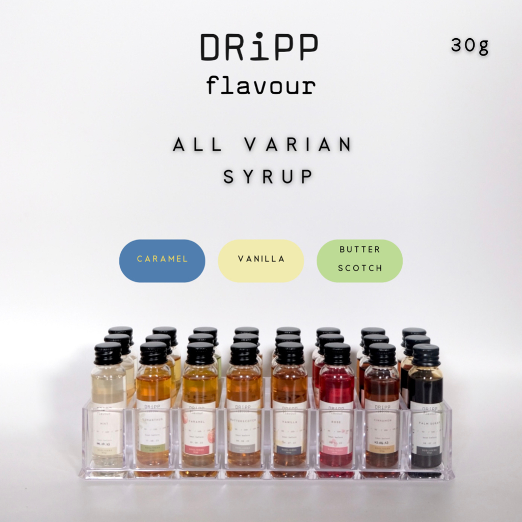 

MINI SIZE - Dripp All Varian Syrup Repack [30] g