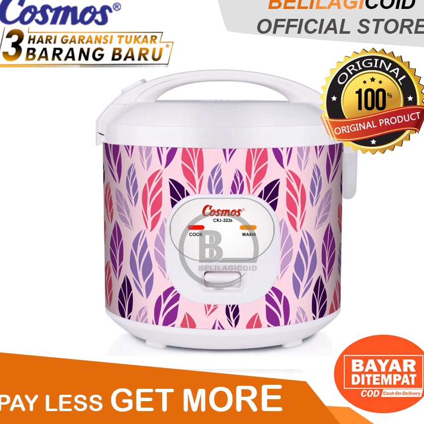 qg Cosmos Rice Cooker CRJ 323 S  Megicom Cosmos CRJ323S  Magic Com Cosmos ORIGINAL CRJ323S Terlaris