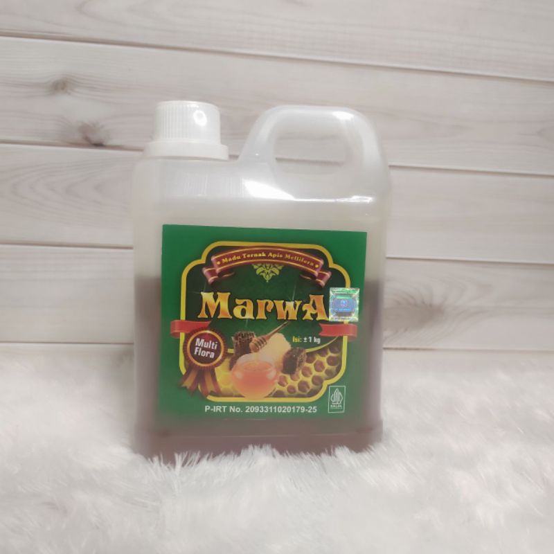 

Madu Marwa Alghuroba 1kg Madu Multiflora
