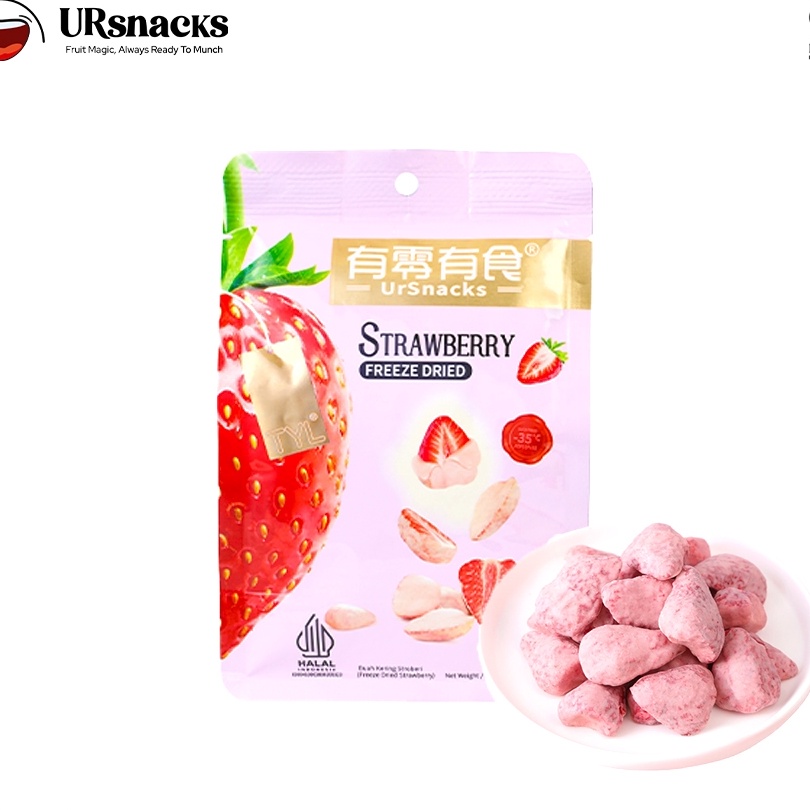 

Top URSNACKS Freeze Dried Strawberry Snack Keripik Buah Stroberi