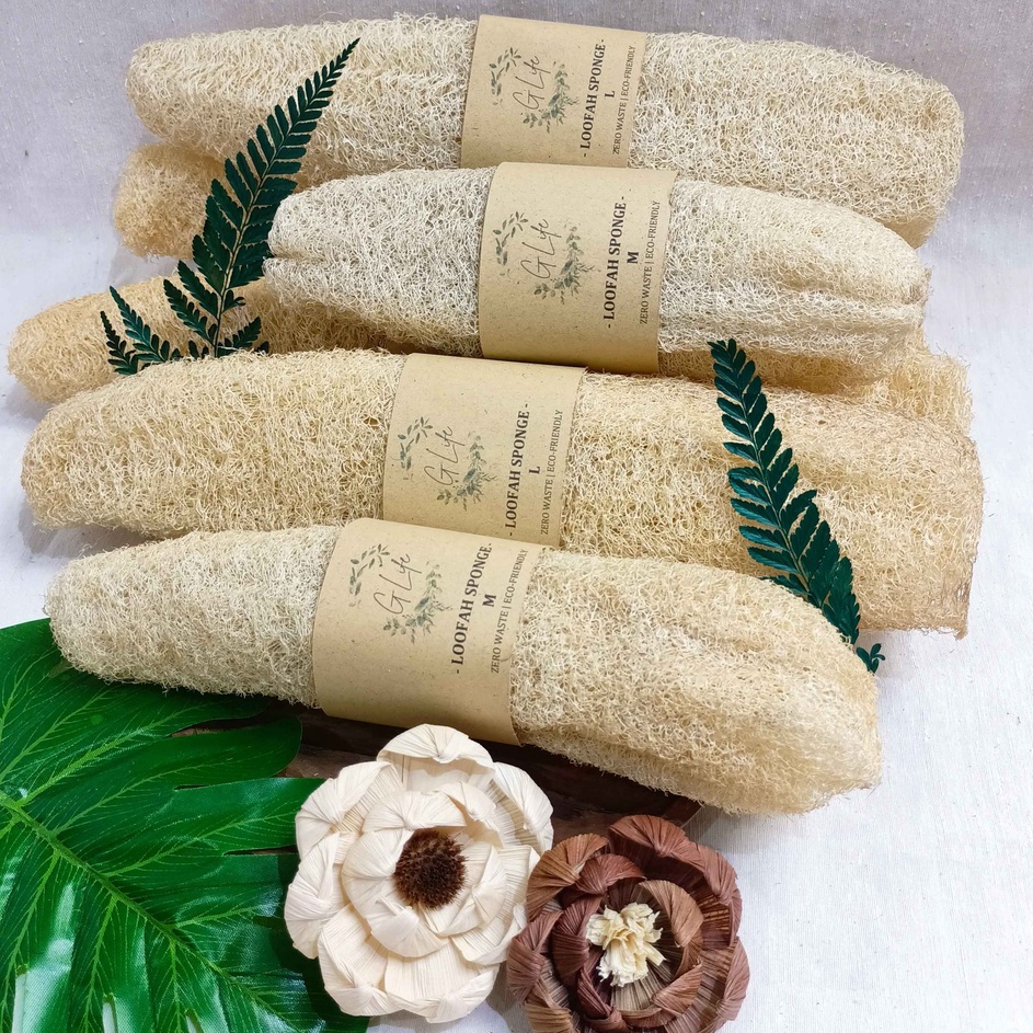 New Trend Loofah Sponge MandiSpons Loofah Mandi Gambas Oyong Alami