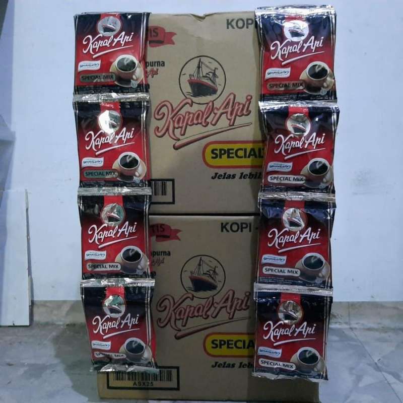 

Kapal Api Mix Spesial 25gr Renceng 1dus (isi 12rcg)