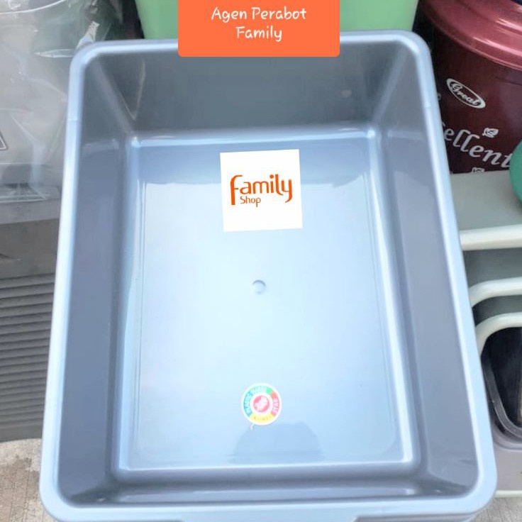 Order Baskom Plastik  Baskom Kotak  Bak Segi Silver Komet Star Korea Besar