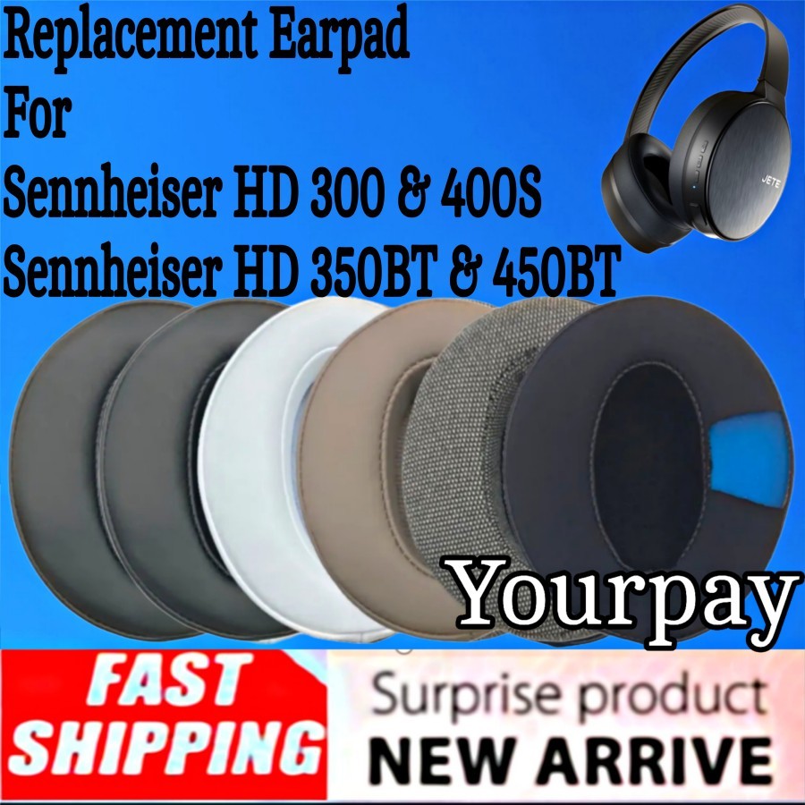 Earcup Busa Earpad Headphones Sennheiser HD350BT HD450BT HD400S HD 350BT 450BT 400s 300 350 450 HD30