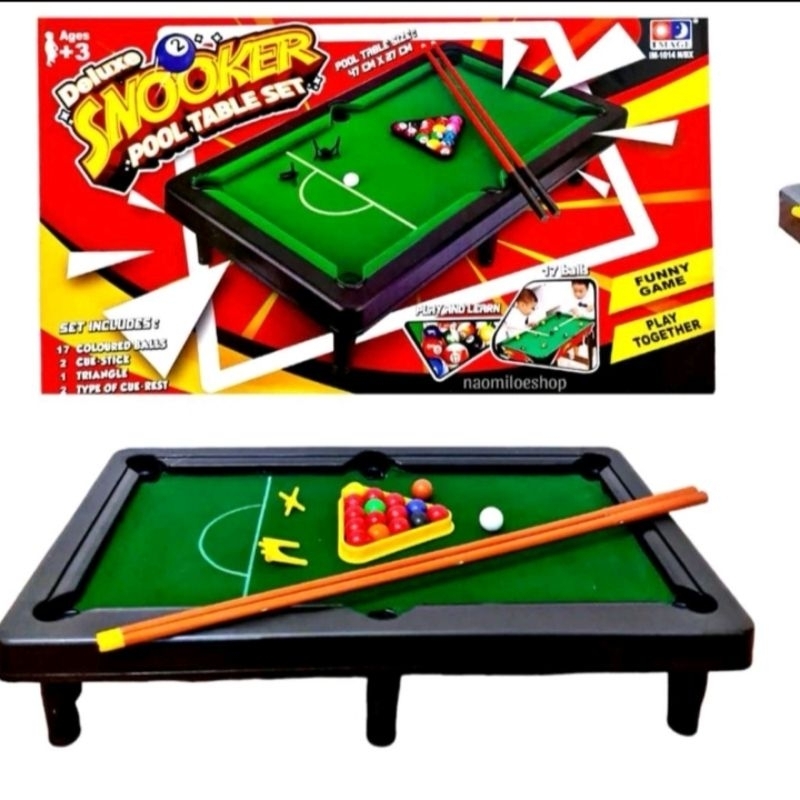 Mainan Bilyard mengajarkan kesabaran anak