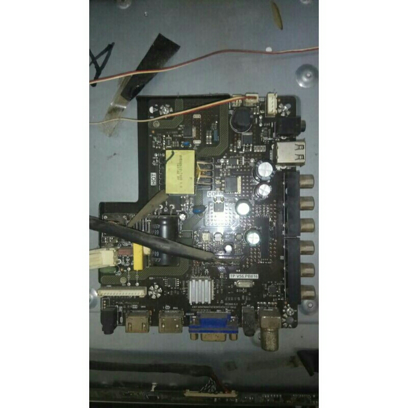 mesin tv led 32in akari mainboard ori