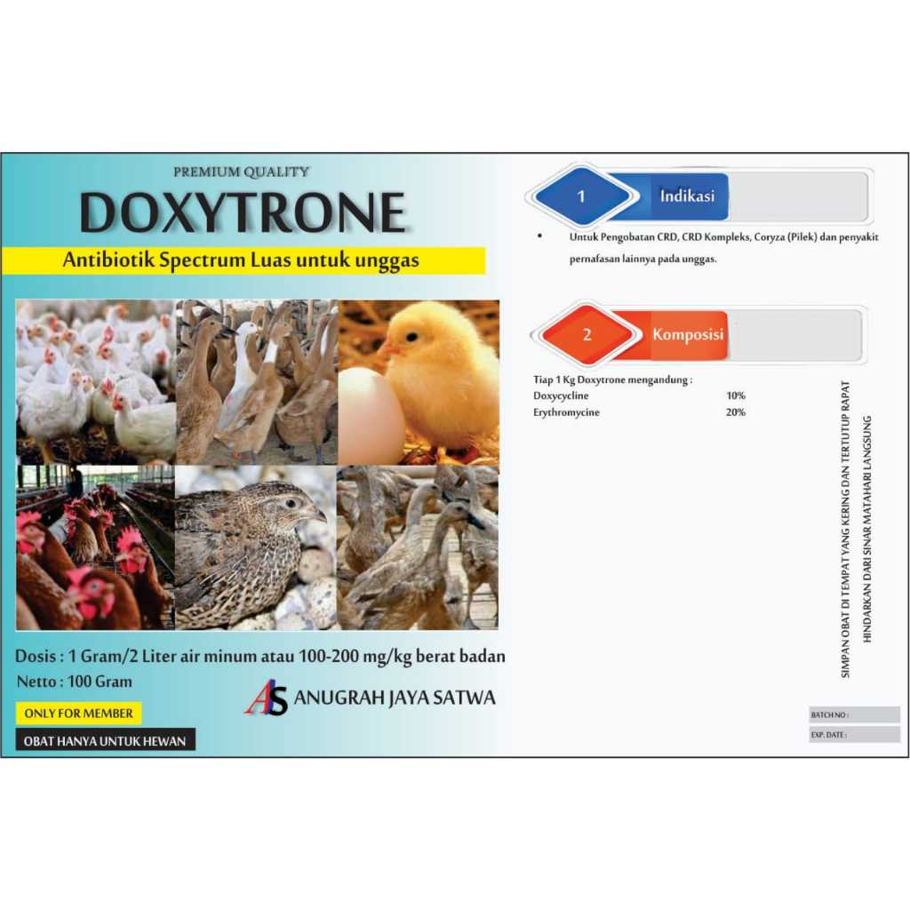 DOXYTRONE- Antibiotik Unggas