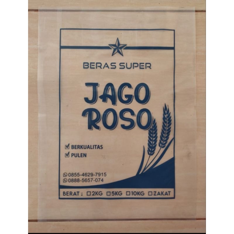 Plastik Beras 5 kg Custom Murah Sablon