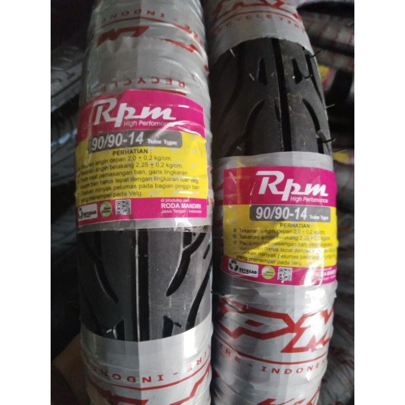 Ban luar RPM 80/90-14 Tubetype (non tubeles)