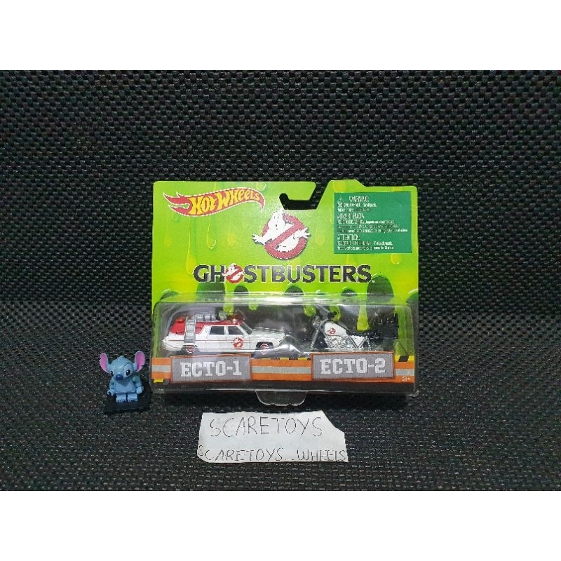Hot wheels ghostbusters ecto 1 & ecto 2 2 pack exclusive