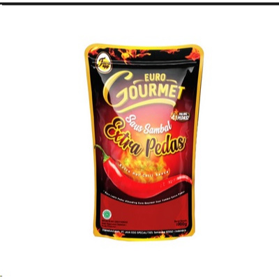 

Euro Gourmet Saus Sambal Extra Pedas 1 Kg - Extra Hot Chili Sauce
