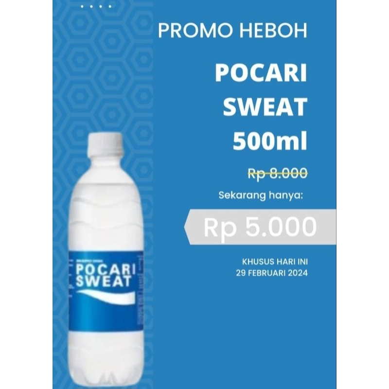 

POCARI SWEAT 500 ML