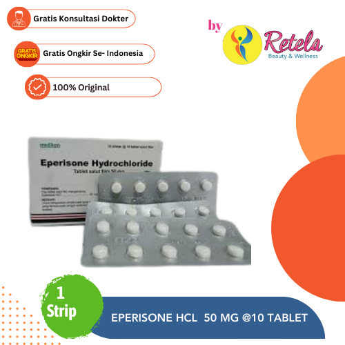 Eperisone 50 mg 100 Tablet/box