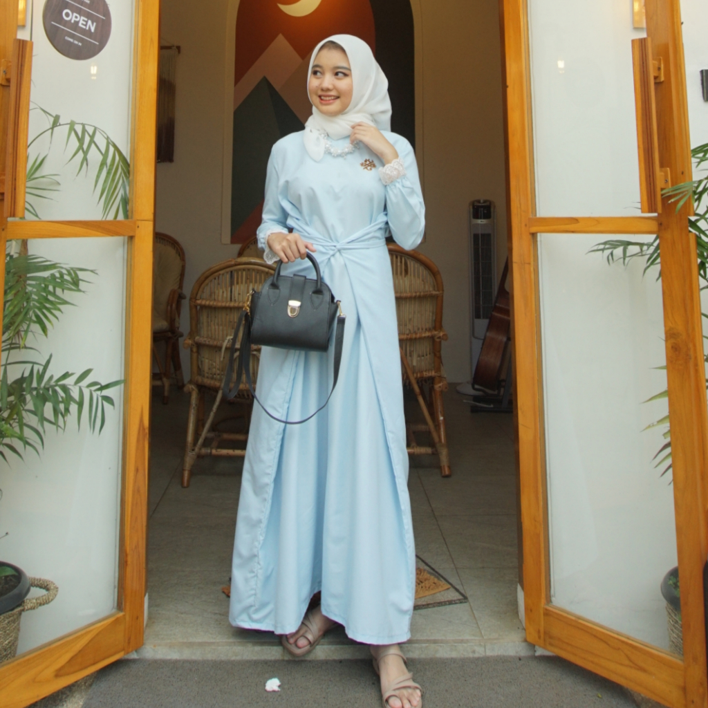 ZEITH - gamis remaja dress lebaran gamis abaya kaftan lebaran kaftan jumbo 2024