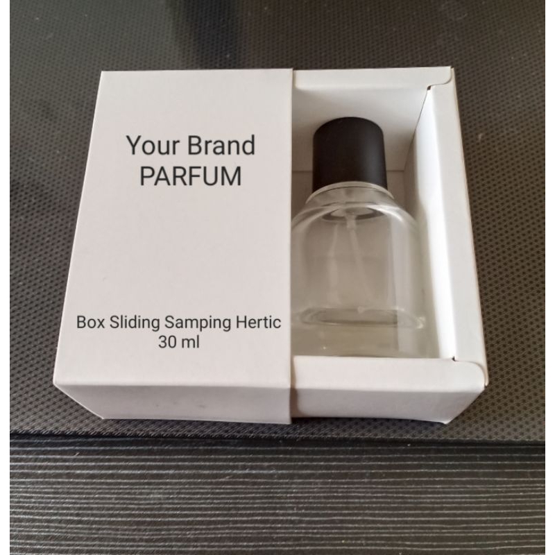 

Box Sliding Samping Hertic 30 ml / Byredo 30 ml Cetak Merk