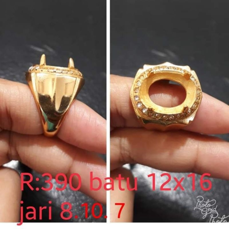 Ikat ring emban perunggu model eropa