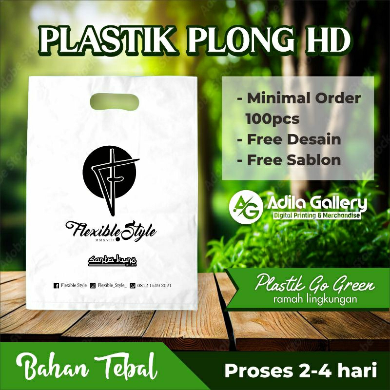 PLASTIK PLONG HD / PLASTIK SABLON / PLASTIK CUSTOM / PLASTIK KEMASAN